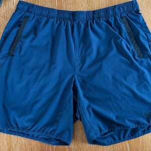 RVCA Blue Athletic Men's Shorts